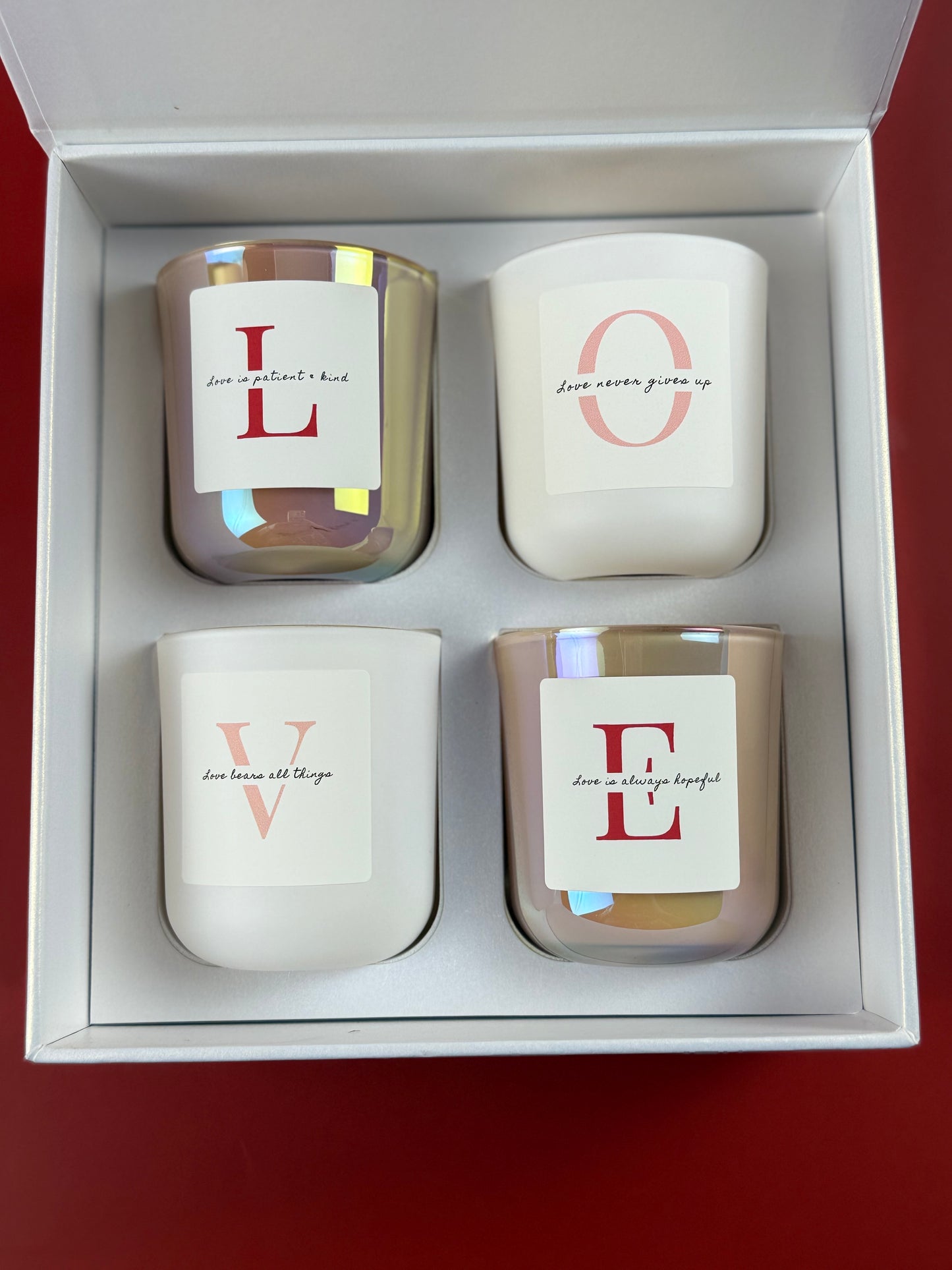 Love Collection Candle Set